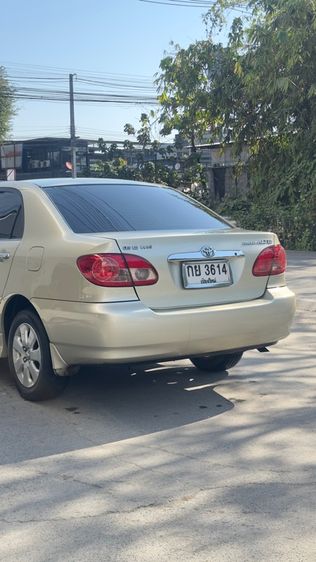Toyota Altis 2004 1.6 E Sedan เบนซิน ไม่ติดแก๊ส เกียร์ธรรมดา บรอนซ์ทอง รูปที่ 4