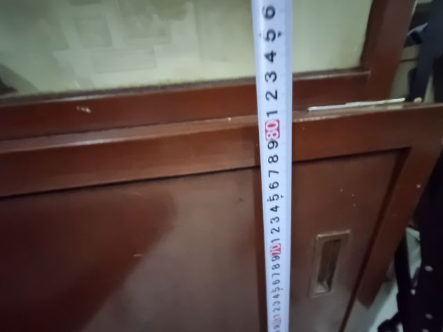 ตู้เก็บของ ตู้หนังสือ ไม้สักเก่า รูปที่ 2