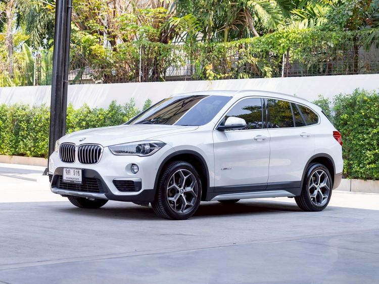 BMW X1 2019 2.0 sDrive18d xLine Utility-car ดีเซล ไม่ติดแก๊ส เกียร์อัตโนมัติ ขาว รูปที่ 3