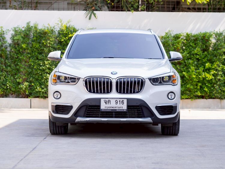BMW X1 2019 2.0 sDrive18d xLine Utility-car ดีเซล ไม่ติดแก๊ส เกียร์อัตโนมัติ ขาว รูปที่ 2