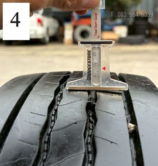 Bridgestone ยางรถบรรทุกกลาง ขอบ16 multi trans มี 6เส้น ปี24 radial รูปที่ 10
