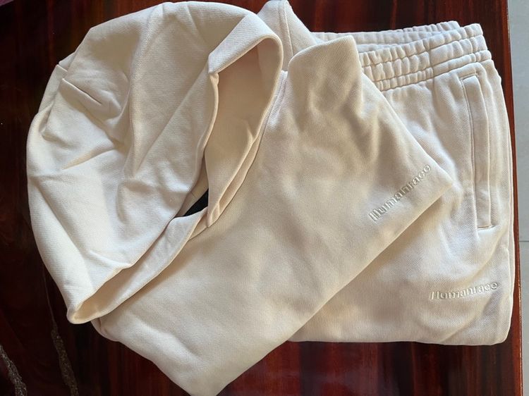 ชุดเสื้อพร้อมกางเกง Adidas x Pharrell Williams Human Race Basics Hoodie size 2XL and Sweatpants Joggers size XL (มือสอง) แยกได้