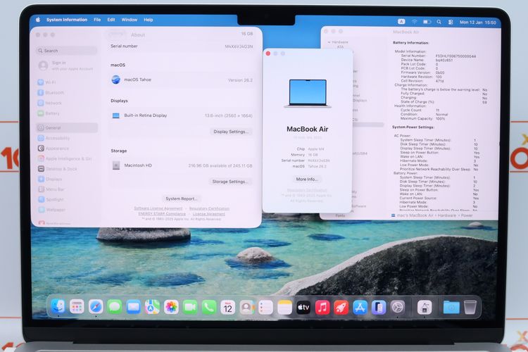 Macbook Air M4 13" 16.256GB (Silver) - ID26010055 รูปที่ 4