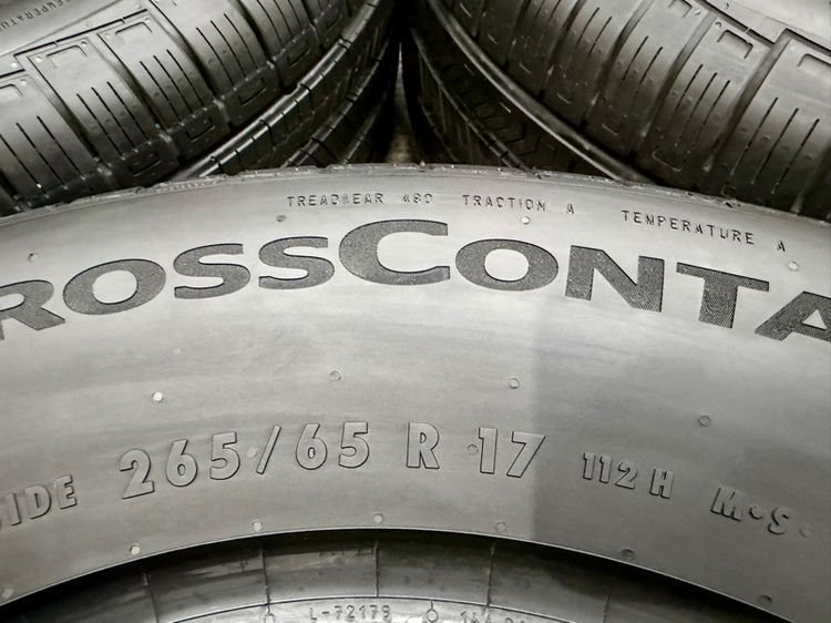 ยางถอดป้ายแดงขอบ 17” ยี่ห้อ CONTINENTAL ขนาด 265-65R17 ปี 25 ตุ่มหน้ายางยังอยู่ครบ รูปที่ 3