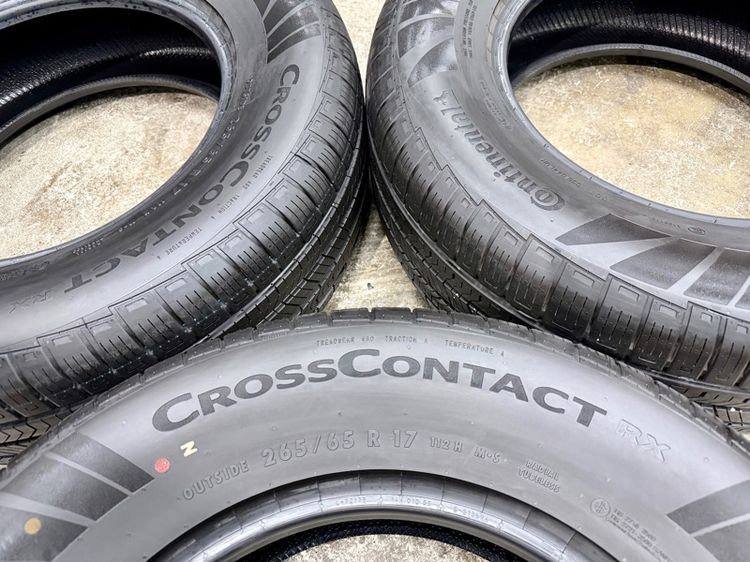 ยางถอดป้ายแดงขอบ 17” ยี่ห้อ CONTINENTAL ขนาด 265-65R17 ปี 25 ตุ่มหน้ายางยังอยู่ครบ รูปที่ 2
