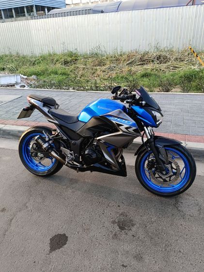 kawasaki z300 สีน้ำเงินเทาดำ รถสภาพสวยมาก รถจอดในร่มตลอด ขับมือเดียว รูปที่ 4