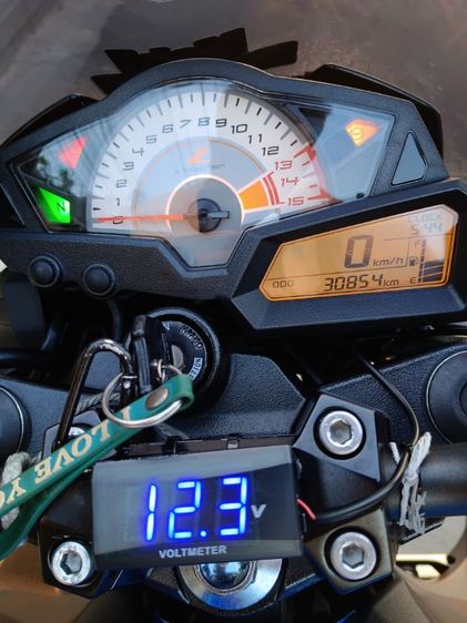kawasaki z300 สีน้ำเงินเทาดำ รถสภาพสวยมาก รถจอดในร่มตลอด ขับมือเดียว รูปที่ 12