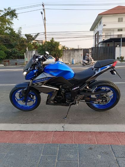 kawasaki z300 สีน้ำเงินเทาดำ รถสภาพสวยมาก รถจอดในร่มตลอด ขับมือเดียว รูปที่ 3