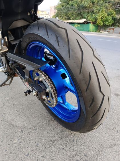kawasaki z300 สีน้ำเงินเทาดำ รถสภาพสวยมาก รถจอดในร่มตลอด ขับมือเดียว รูปที่ 6