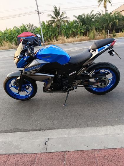 kawasaki z300 สีน้ำเงินเทาดำ รถสภาพสวยมาก รถจอดในร่มตลอด ขับมือเดียว รูปที่ 8