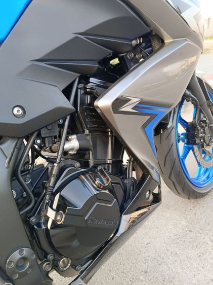 kawasaki z300 สีน้ำเงินเทาดำ รถสภาพสวยมาก รถจอดในร่มตลอด ขับมือเดียว รูปที่ 9