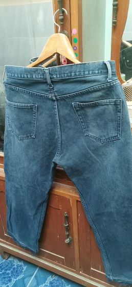 Vtg.Versace Couture Jeans Mens Made in Italy 1990's กางเกงยีนส์ งานเก่ายุค90 ทรงเซอร์ขาดเข่า ขาปล่อยชาย เอว31.5นิ้ว วัดจริง ป้าย32x42 สวยมาก รูปที่ 6