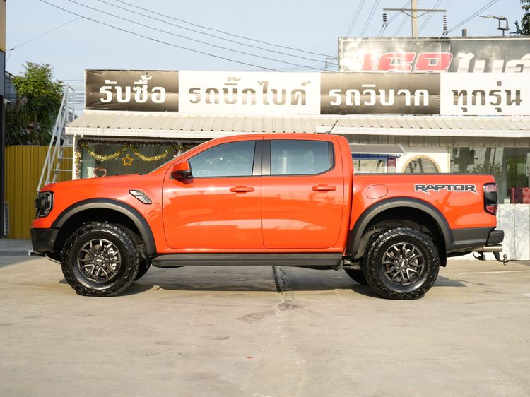 Ford Ranger 2022 Raptor 3.0 4WD Pickup เบนซิน ไม่ติดแก๊ส เกียร์อัตโนมัติ ส้ม รูปที่ 3