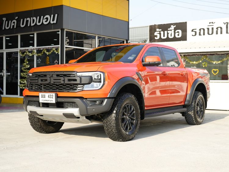 รถ Ford Ranger Raptor 3.0 4WD สี ส้ม