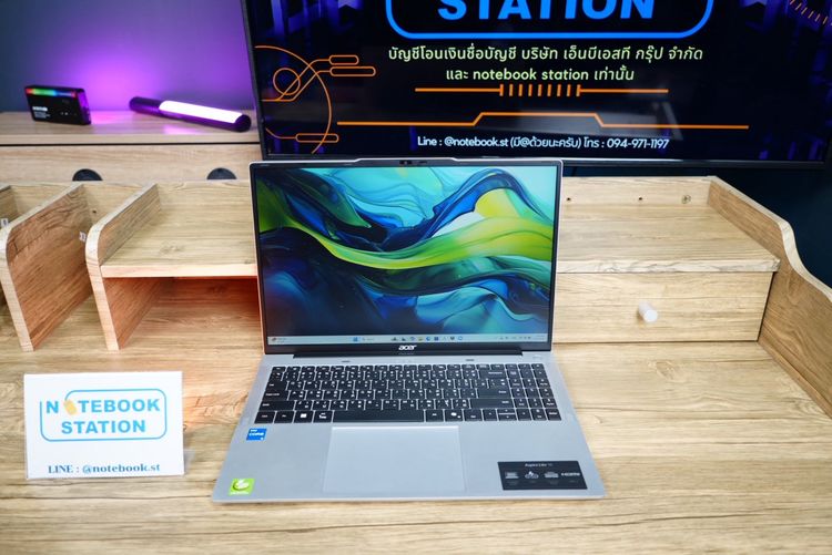 Acer Aspire Lite 16 i5-1334U Ram16 512GB M.2 จอใหญ่16นิ้ว FHD+ สเปคทำงานรุ่นใหม่ จอภาพสวยคมชัด ดีไซน์ฝาหลังสุดสวย มีประกันศูนย์2027 ขายเพียง รูปที่ 3