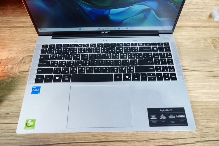 Acer Aspire Lite 16 i5-1334U Ram16 512GB M.2 จอใหญ่16นิ้ว FHD+ สเปคทำงานรุ่นใหม่ จอภาพสวยคมชัด ดีไซน์ฝาหลังสุดสวย มีประกันศูนย์2027 ขายเพียง รูปที่ 5