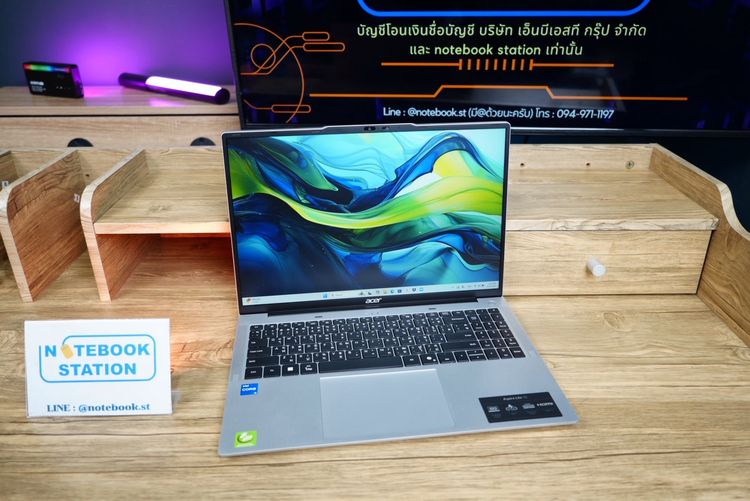 Acer Aspire Lite 16 i5-1334U Ram16 512GB M.2 จอใหญ่16นิ้ว FHD+ สเปคทำงานรุ่นใหม่ จอภาพสวยคมชัด ดีไซน์ฝาหลังสุดสวย มีประกันศูนย์2027 ขายเพียง รูปที่ 4