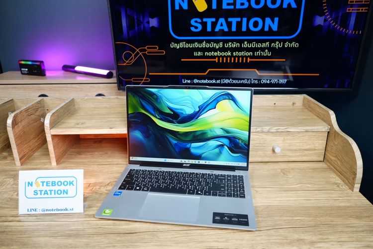 Acer Aspire Lite 16 i5-1334U Ram16 512GB M.2 จอใหญ่16นิ้ว FHD+ สเปคทำงานรุ่นใหม่ จอภาพสวยคมชัด ดีไซน์ฝาหลังสุดสวย มีประกันศูนย์2027 ขายเพียง รูปที่ 2