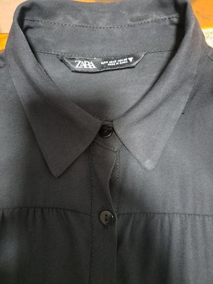 ชุดเดรสสีดำ แบบมีระบายเป็นชั้น แบรนด์ ZARA รูปที่ 3