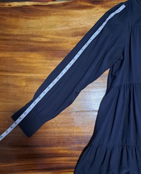 ชุดเดรสสีดำ แบบมีระบายเป็นชั้น แบรนด์ ZARA รูปที่ 10