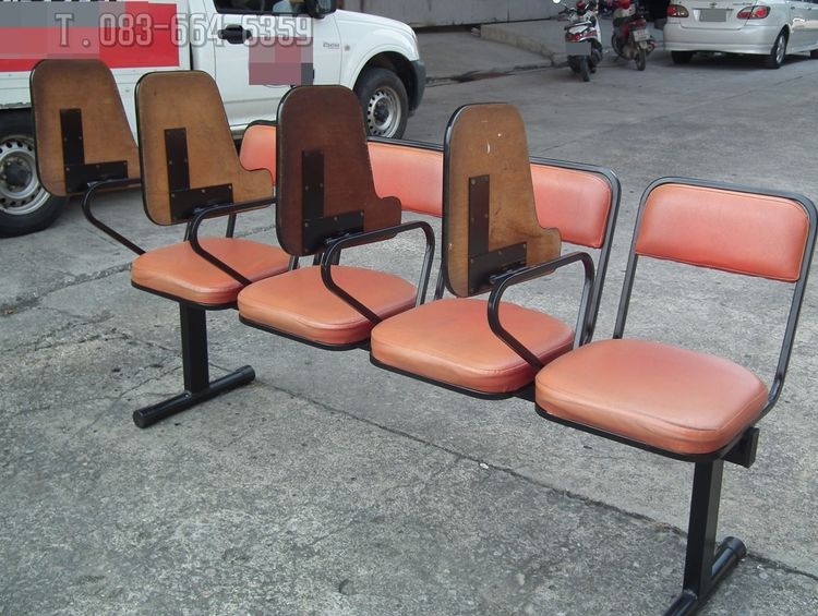 เก้าอี้เลคเชอร์ แบบแถว 4 ที่นั่ง มีจำนวน 2 ตัว มือสอง รูปที่ 6