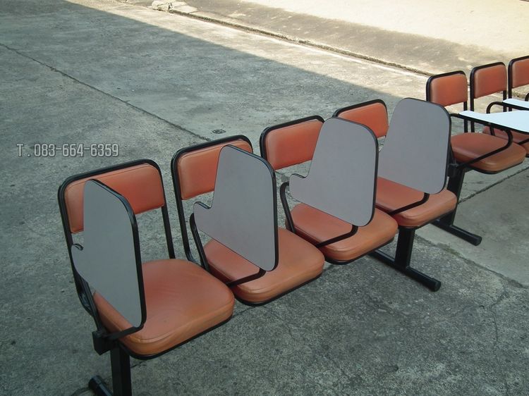 เก้าอี้เลคเชอร์ แบบแถว 4 ที่นั่ง มีจำนวน 2 ตัว มือสอง รูปที่ 7
