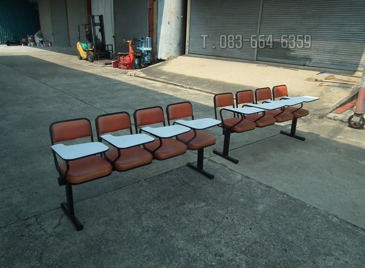 เก้าอี้เลคเชอร์ แบบแถว 4 ที่นั่ง มีจำนวน 2 ตัว มือสอง รูปที่ 3