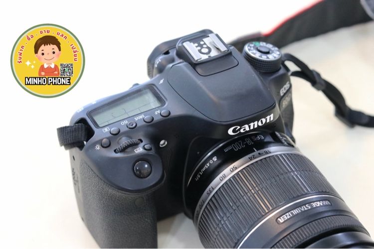  Canon EOS 80D 18-200mm สีดำ รูปที่ 4