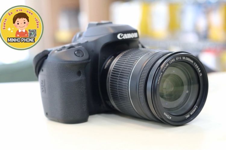  Canon EOS 80D 18-200mm สีดำ รูปที่ 3