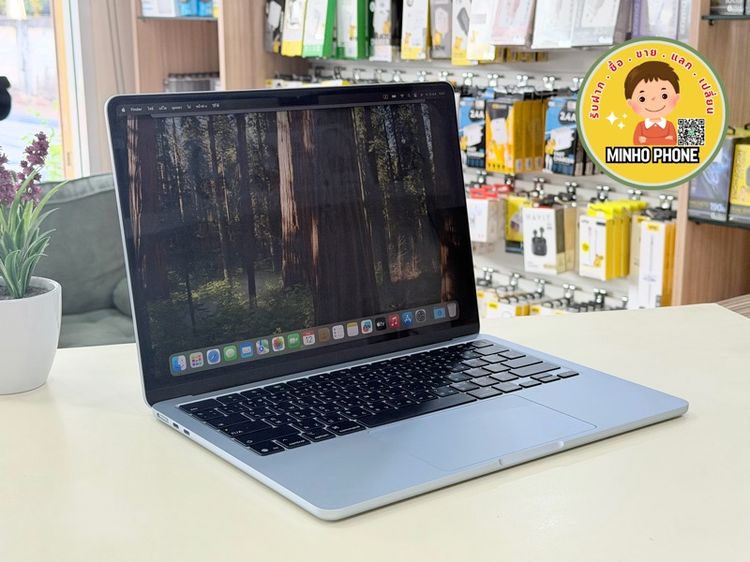 Macbook Air 13นิ้ว M4 2025  256GB สี สกายบลูประกันศูนย์เหลือถึง 14 พฤศจิกายน 2026 รูปที่ 4