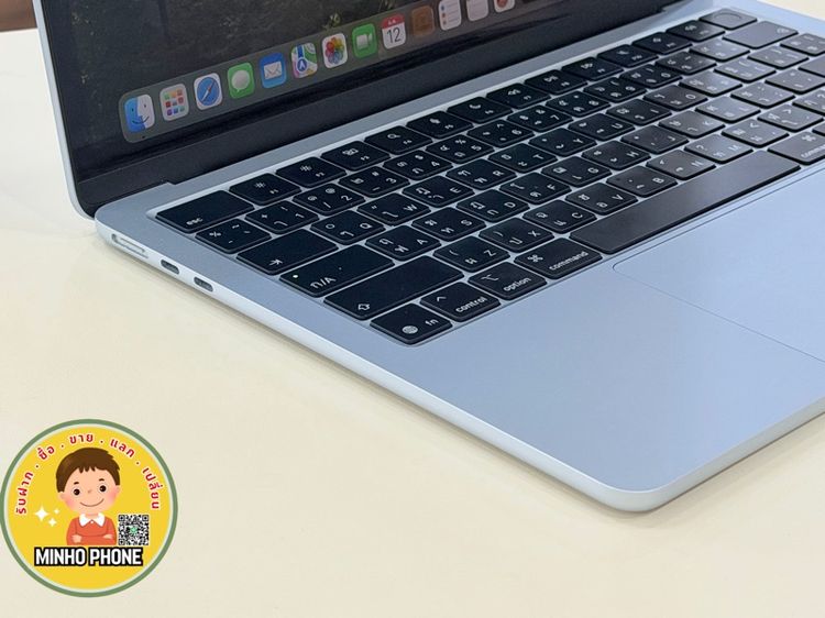 Macbook Air 13นิ้ว M4 2025  256GB สี สกายบลูประกันศูนย์เหลือถึง 14 พฤศจิกายน 2026 รูปที่ 5