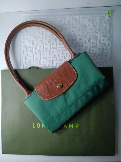 กระเป๋าถือสตรี ลองฌอง รุ่น Le Pliage Original  สีเขียว Sauge รูปที่ 15
