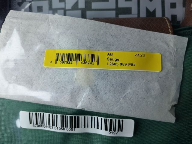 กระเป๋าถือสตรี ลองฌอง รุ่น Le Pliage Original  สีเขียว Sauge รูปที่ 13