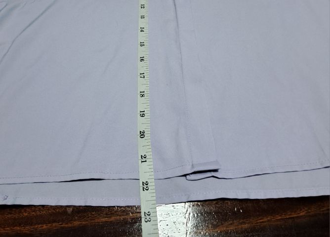 เสื้อเชิ๊ตแขนสั้นสีม่วง ทรงหลวม รูปที่ 6