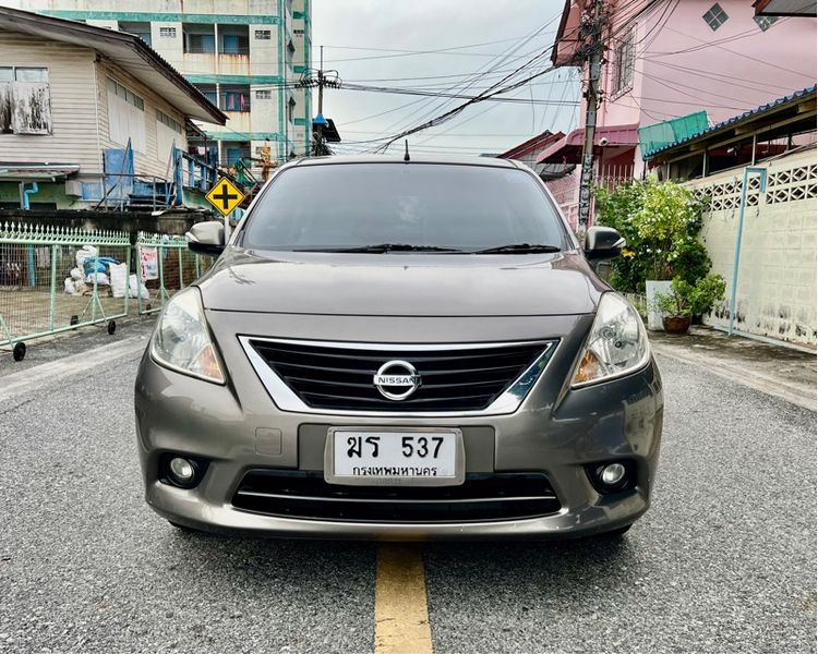 Nissan Almera 2012 1.2 VL Sportech Sedan เบนซิน เกียร์อัตโนมัติ น้ำตาล รูปที่ 3
