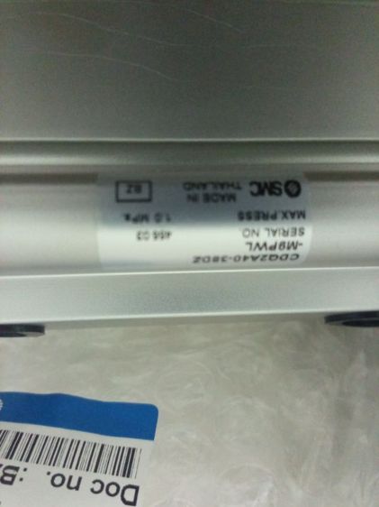 อุปกรณ์ cylinder smc กระบอกลมของใหม่ยังไม่ได้ใช้งาน รูปที่ 2