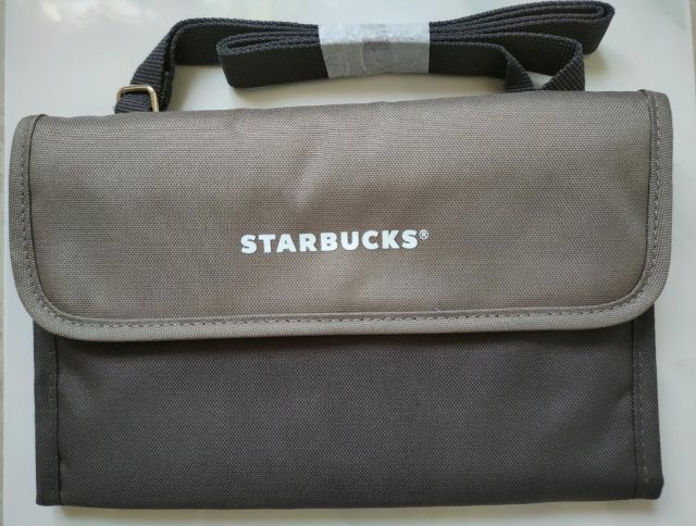 ไม่ระบุ โพลีเอสเตอร์ กระเป๋าสตาร์บัคส์ Starbucks Folded Crossbody Bag (สีน้ำตาล)

