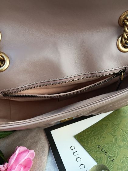 กระเป๋า Gucci Marmont26 สีเบจ มือสอง รูปที่ 11