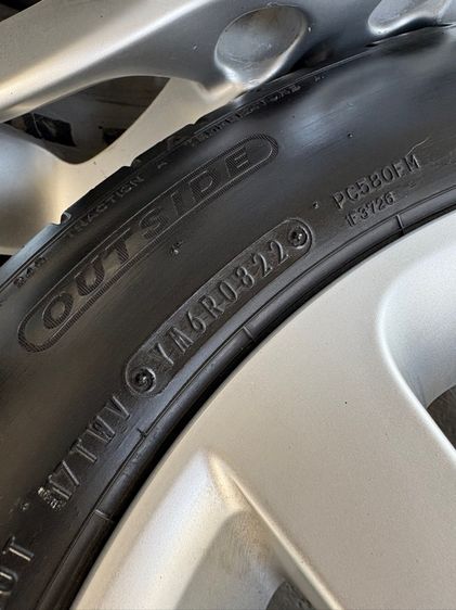ล้อแม็กขอบ16 NISSAN SYLPHY มีรอยตามการใช้งาน พร้อมยางDUNLOP195-60-16 ปี22 ปีแท้ รูปที่ 11