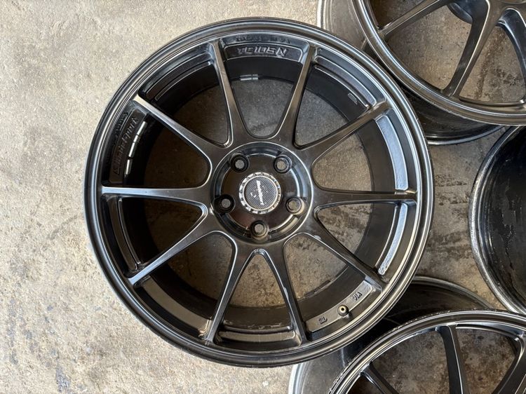 ล้อแม็กขอบ18 TC105N สีดำ 5รู114 กว้าง8.5 ออฟ35 มีรอยตามการใช้งาน  รูปที่ 6