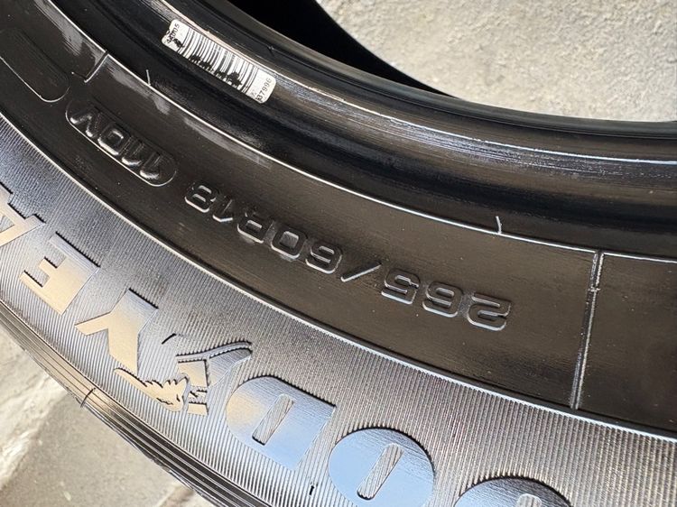 ยางGOODYEAR265-60-18 ปี24 ปีแท้  รูปที่ 8