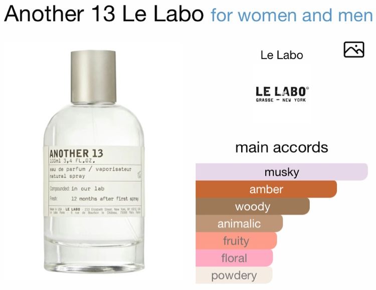น้ำหอมแท้ 💯 ขนาดทดลองLe Labo Another 13 ขนาดทดลอง 10ml no box รูปที่ 2