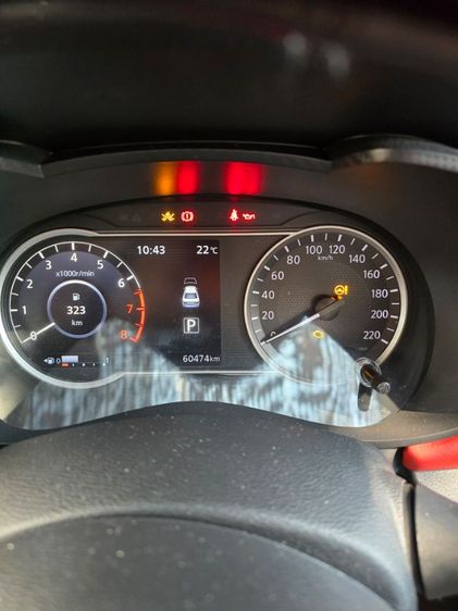 Nissan Almera 2021 1.0 V Sedan เบนซิน ไม่ติดแก๊ส เกียร์อัตโนมัติ เทา รูปที่ 3