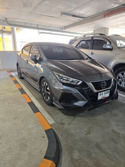 Nissan Almera 2021 1.0 V Sedan เบนซิน ไม่ติดแก๊ส เกียร์อัตโนมัติ เทา รูปที่ 4