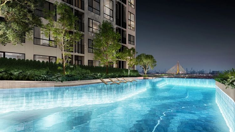 ตกแต่งครบ เช่าคอนโดออริเจ้น ปลั๊กแอนด์เพย์ สิรินธร รูปที่ 3