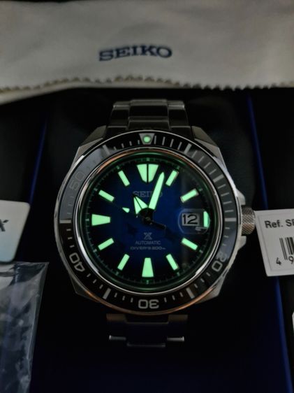 เงิน ขายนาฬิกามือ2  Seiko Samurai กระเบนกลางวัน