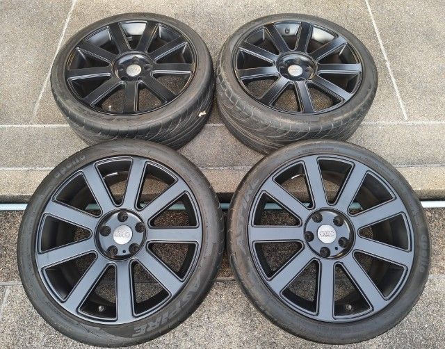 ล้อ Audi RS4 ลาย9ก้าน ขอบ 18 กว้าง8 ออฟ35 สำหรับ Audi A4 B5,B6 A6 C4,C5 และรถรุ่นอื่นๆที่เป็นดุม 5รู112 เปลี่ยนฝากลางตามค่ายรถเท่านั้นถ้าชอบลายนี้