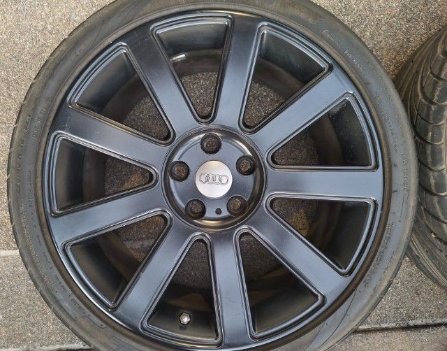 ล้อ Audi RS4 ลาย9ก้าน ขอบ 18 กว้าง8 ออฟ35 สำหรับ Audi A4 B5,B6 A6 C4,C5 และรถรุ่นอื่นๆที่เป็นดุม 5รู112 เปลี่ยนฝากลางตามค่ายรถเท่านั้นถ้าชอบลายนี้ รูปที่ 6