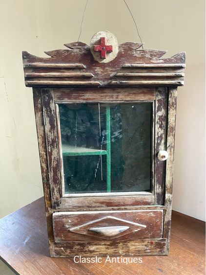 ตู้ยา โบราณเก่าสะสม รูปที่ 2