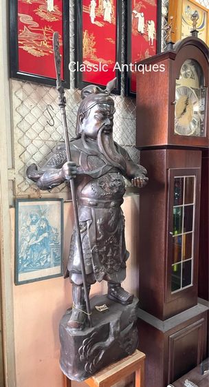 เทพเจ้า กวนอู ทองเหลือง องค์ใหญ่สะสม